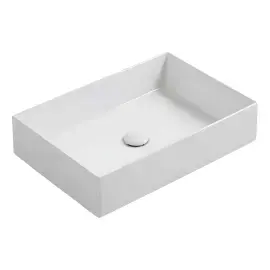 Умивальник Agile Simas AG60 Glossy White — вид на білому тлі