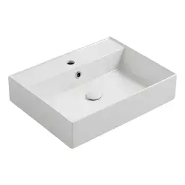 Умивальник Agile Simas AG61 Glossy White — вид на білому тлі