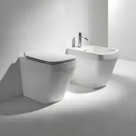 Унітаз підлоговий Baden Baden Simas BB01 + BB004 — вид спереду