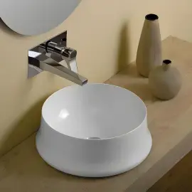 Умивальник Sharp Simas SH02 Bianco Lucido — бічний ракурс