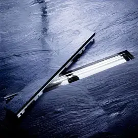 Комплект душовий канал 150 см TECEdrainline для натурального каменю TECE 651500 150 x 6.6 x 6.7 см — бічний ракурс