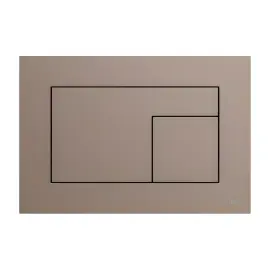 Змивна клавіша TECEvelvet TECE 9240730 Brown Beige — вид на білому тлі