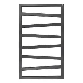 Сушка для рушників електрична ZigZag Terma WLZIG083050K9M5E8TS1D — вид на білому тлі