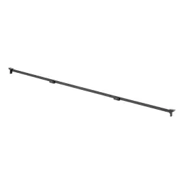 Решітка для душового каналу Visign SR2 L300-1200 мм Viega 711870 Matt Black — вид на білому тлі