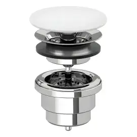 Незапорный клапан Villeroy & Boch 680800RW — вид на белом фоне