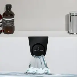Комплект підключення води до зливу-переливу для ванни Oberon 2.0 Villeroy & Boch UPCON0136-33 Black Matt — бічний ракурс