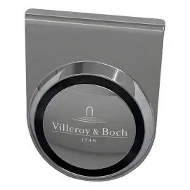 Комплект підключення води до зливу-переливу для ванни Oberon 2.0 Villeroy & Boch UPCON0136 Хром — вид на білому тлі