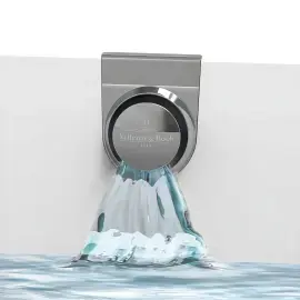 Комплект підключення води до зливу-переливу для ванни Oberon 2.0 Villeroy & Boch UPCON0136 Хром — бічний ракурс