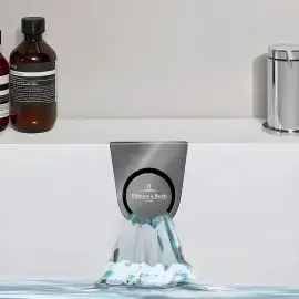 Комплект підключення води до зливу-переливу для ванни Oberon 2.0 Villeroy & Boch UPCON0136 Хром — вид згори