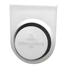 Комплект підключення води до зливу-переливу для ванни Oberon 2.0 Villeroy & Boch UPCON0136-RW Stone White — вид на білому тлі