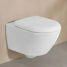 Унітаз Antao Villeroy & Boch 4674T0R1 White Alpin CeramicPlus — бічний ракурс