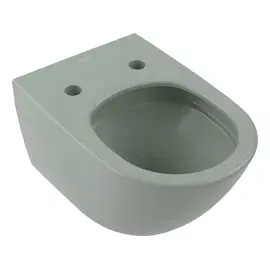 Унітаз Antao Villeroy & Boch 4674T0R8 Morning Green CeramicPlus — вид спереду