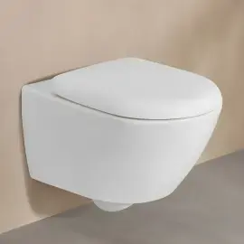 Унітаз Antao Villeroy & Boch 4674T0RW Stone White CeramicPlus — бічний ракурс