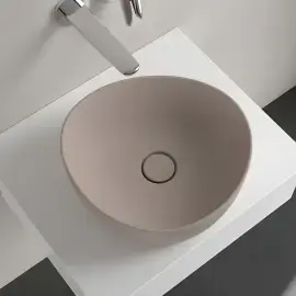 Умивальник Antao Villeroy & Boch 4A7240AM Almond CeramicPlus — ракурс 3/4