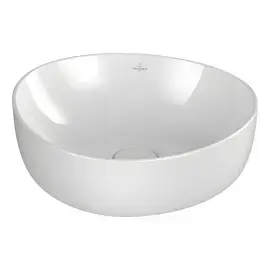 Умивальник Antao Villeroy & Boch 4A7240R1 Alpine White CeramicPlus — вид на білому тлі
