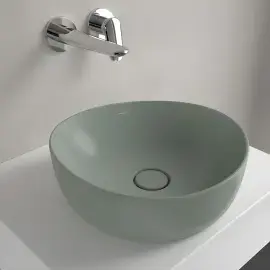 Умивальник Antao Villeroy & Boch 4A7240R8 Morning Green CeramicPlus — бічний ракурс