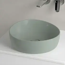 Умивальник Antao Villeroy & Boch 4A7240R8 Morning Green CeramicPlus — вид ззаду