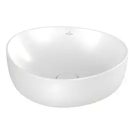 Умивальник Antao Villeroy & Boch 4A7240RW Stone White CeramicPlus — вид на білому тлі
