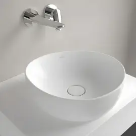 Умивальник Antao Villeroy & Boch 4A7240RW Stone White CeramicPlus — вид всередину