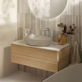 Умивальник Antao Villeroy & Boch 4A7351AM Almond CeramicPlus — вид спереду