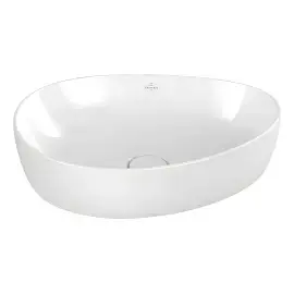 Умивальник Antao Villeroy & Boch 4A7351R1 Alpine White CeramicPlus — вид на білому тлі