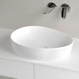 Умивальник Antao Villeroy & Boch 4A7351R1 Alpine White CeramicPlus — вид ззаду