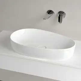Умивальник Antao Villeroy & Boch 4A7465R1 Alpine White CeramicPlus — ракурс 3/4