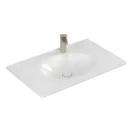 Умивальник Antao Villeroy & Boch 4A7581R1 Alpine White CeramicPlus — вид на білому тлі
