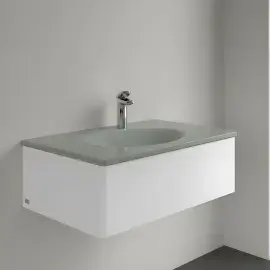 Умивальник Antao Villeroy & Boch 4A7581R8 Morning Green CeramicPlus — бічний ракурс