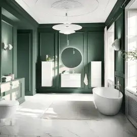 Умивальник Antao Villeroy & Boch 4A7581RW Stone White CeramicPlus — бічний ракурс