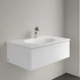 Умивальник Antao Villeroy & Boch 4A7581RW Stone White CeramicPlus — ракурс 3/4