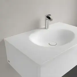 Умивальник Antao Villeroy & Boch 4A7581RW Stone White CeramicPlus — вид всередину