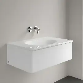 Умивальник Antao Villeroy & Boch 4A7583R1 Alpine White CeramicPlus — бічний ракурс