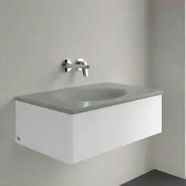 Умивальник Antao Villeroy & Boch 4A7583R8 Morning Green CeramicPlus — бічний ракурс