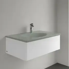 Умивальник Antao Villeroy & Boch 4A7584R8 Morning Green CeramicPlus — бічний ракурс