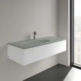 Умывальник Antao Villeroy & Boch 4A77LBR8 White Alpin — боковой ракурс