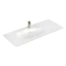Умивальник Antao Villeroy & Boch 4A77LBRW Stone White CeramicPlus — вид на білому тлі