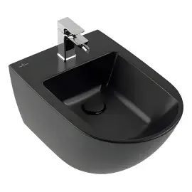 Біде Antao Villeroy & Boch 541100R7 Pure Black CeramicPlus — вид на білому тлі