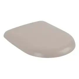 Сидіння з кришкою для унітазу (SoftClosing і QuickRelease) Antao Villeroy & Boch 8M67S1AM Almond — вид на білому тлі