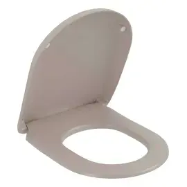 Сидіння з кришкою для унітазу (SoftClosing і QuickRelease) Antao Villeroy & Boch 8M67S1AM Almond — вид спереду