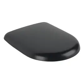 Сидіння з кришкою для унітазу (SoftClosing і QuickRelease) Antao Villeroy & Boch 8M67S1R7 Pure Black — вид спереду