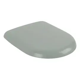 Сидіння з кришкою для унітазу (SoftClosing і QuickRelease) Antao Villeroy & Boch 8M67S1R8 Morning Green — вид на білому тлі