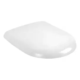 Сидіння з кришкою для унітазу (SoftClosing і QuickRelease) Antao Villeroy & Boch 8M67S1RW Stone White — вид на білому тлі