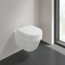 Унітаз Architectura Villeroy & Boch 4687HR01 White Alpin — бічний ракурс