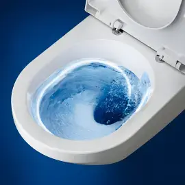 Унітаз Villeroy & Boch Architectura з сидінням SlimSeat (SoftClosing, QuickRelease) Villeroy & Boch 4694C001 + 9M70S101 — бічний ракурс
