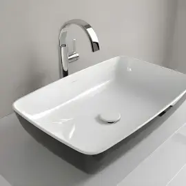 Умивальник Artis Villeroy & Boch 417258BCT8 Coal Black — деталь крупним планом