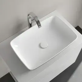 Умивальник Artis Villeroy & Boch 417258BCT8 Coal Black — в інтерʼєрі ванної кімнати