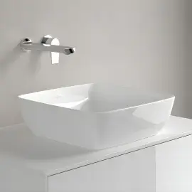 Умивальник Artis Villeroy & Boch 41784101 Alpine White — деталь крупним планом