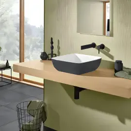 Умивальник Artis Villeroy & Boch 417841BCT8 Coal Black — вид згори