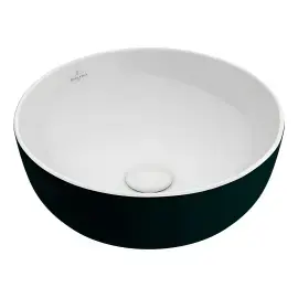 Умивальник Artis Villeroy & Boch 417943BCT8 Coal Black — вид на білому тлі